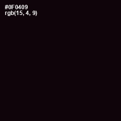 #0F0409 - Cod Gray Color Image