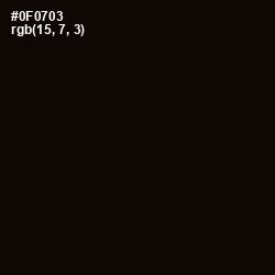 #0F0703 - Cod Gray Color Image