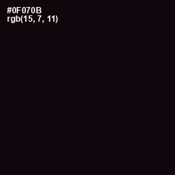 #0F070B - Cod Gray Color Image