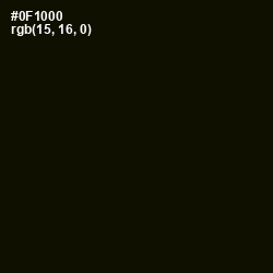 #0F1000 - Black Forest Color Image