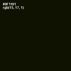 #0F1101 - Black Forest Color Image