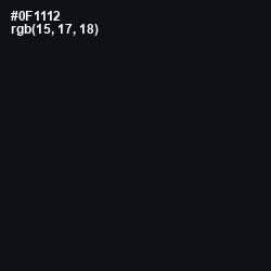 #0F1112 - Bunker Color Image