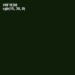 #0F1E08 - Black Forest Color Image