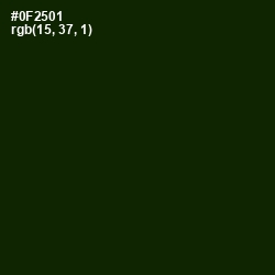 #0F2501 - Palm Green Color Image