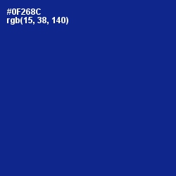 #0F268C - Resolution Blue Color Image