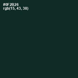 #0F2B26 - Burnham Color Image