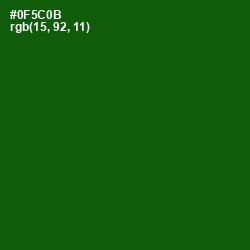 #0F5C0B - Parsley Color Image