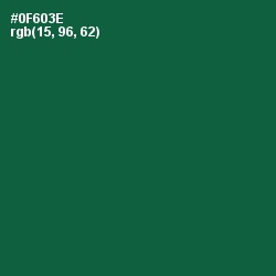 #0F603E - Fun Green Color Image