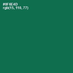 #0F6E4D - Jewel Color Image