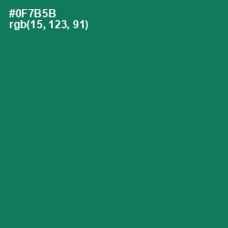 #0F7B5B - Tropical Rain Forest Color Image