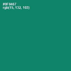 #0F8467 - Deep Sea Color Image