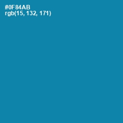 #0F84AB - Bondi Blue Color Image