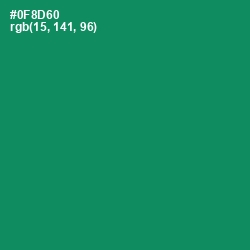 #0F8D60 - Deep Sea Color Image