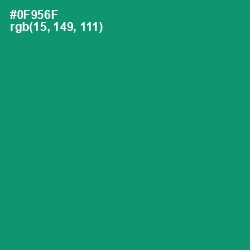 #0F956F - Elf Green Color Image