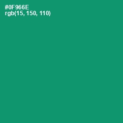 #0F966E - Elf Green Color Image