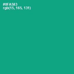 #0FA583 - Niagara Color Image