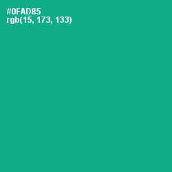 #0FAD85 - Niagara Color Image