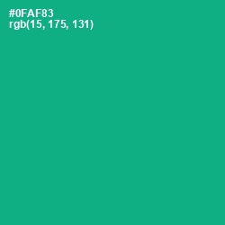 #0FAF83 - Niagara Color Image