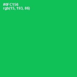 #0FC156 - Malachite Color Image