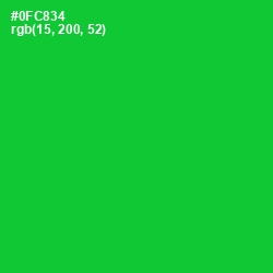 #0FC834 - Green Color Image