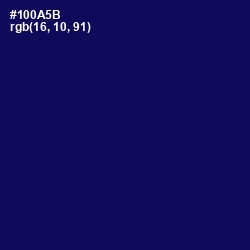 #100A5B - Gulf Blue Color Image