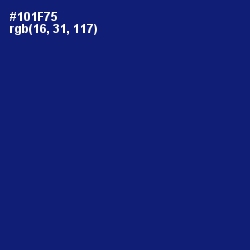 #101F75 - Deep Koamaru Color Image