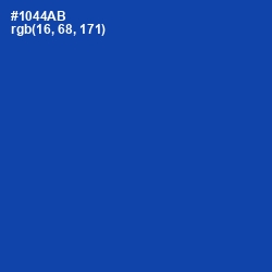 #1044AB - Tory Blue Color Image