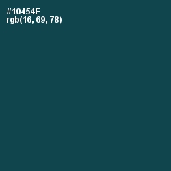 #10454E - Teal Blue Color Image