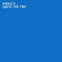 #106CC4 - Science Blue Color Image