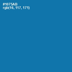 #1075AB - Deep Cerulean Color Image