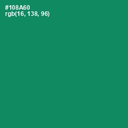 #108A60 - Elf Green Color Image