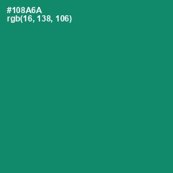 #108A6A - Elf Green Color Image