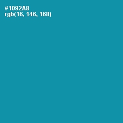 #1092A8 - Eastern Blue Color Image