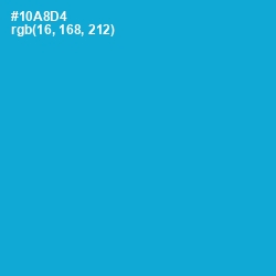 #10A8D4 - Cerulean Color Image