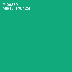 #10AA7D - Jade Color Image