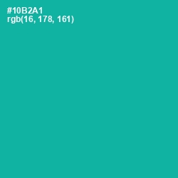 #10B2A1 - Persian Green Color Image