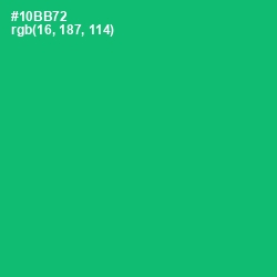 #10BB72 - Jade Color Image