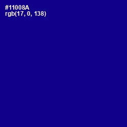 #11008A - Ultramarine Color Image