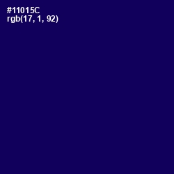 #11015C - Gulf Blue Color Image