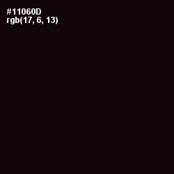 #11060D - Asphalt Color Image