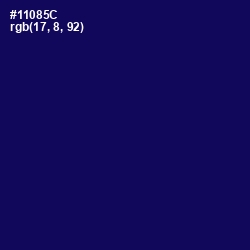 #11085C - Gulf Blue Color Image