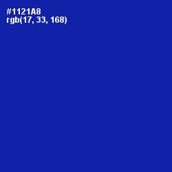 #1121A8 - International Klein Blue Color Image