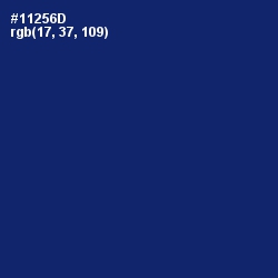 #11256D - Deep Sapphire Color Image