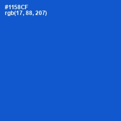 #1158CF - Science Blue Color Image