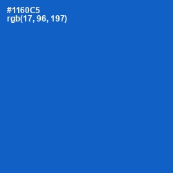 #1160C5 - Science Blue Color Image