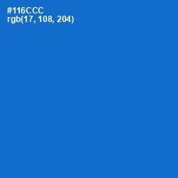 #116CCC - Science Blue Color Image