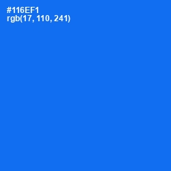 #116EF1 - Blue Ribbon Color Image