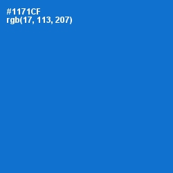 #1171CF - Science Blue Color Image