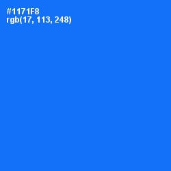 #1171F8 - Blue Ribbon Color Image