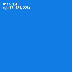 #117CE4 - Azure Radiance Color Image